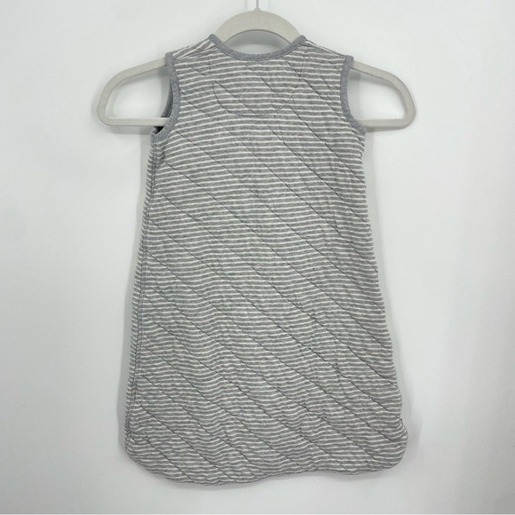 Moon and Back by Hanna Anderson Sleep Sack gray striped Sz M - Picture 3 of 7
